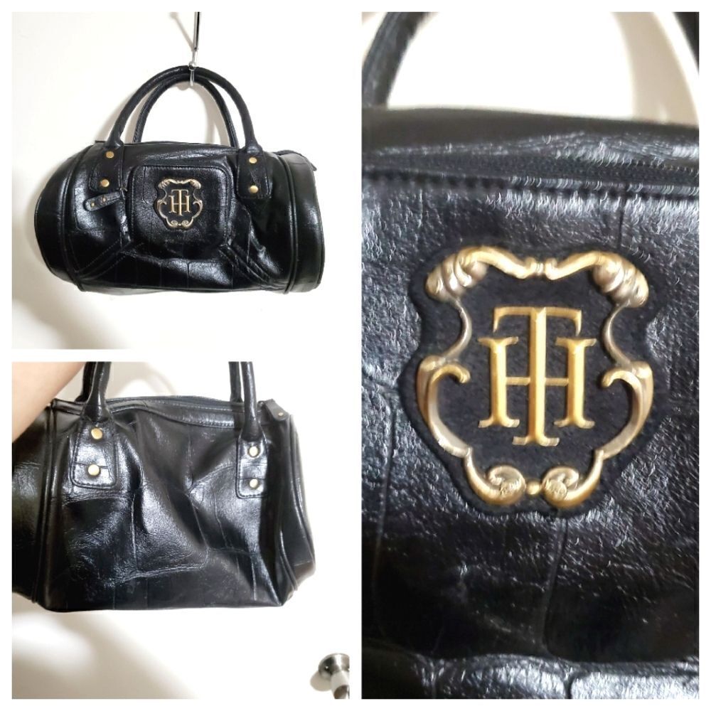 Tommy Hilfiger Black Monogram Bag